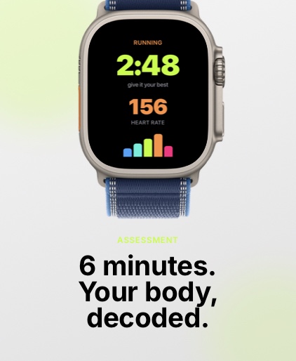 JogList workout progress view on Apple Watch